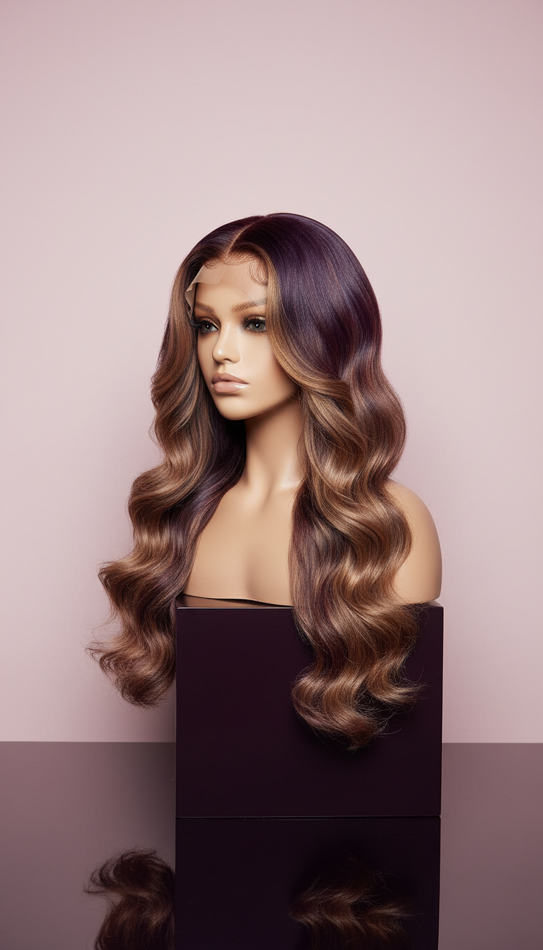 Full Lace Wig with Hand-Tied Strands
