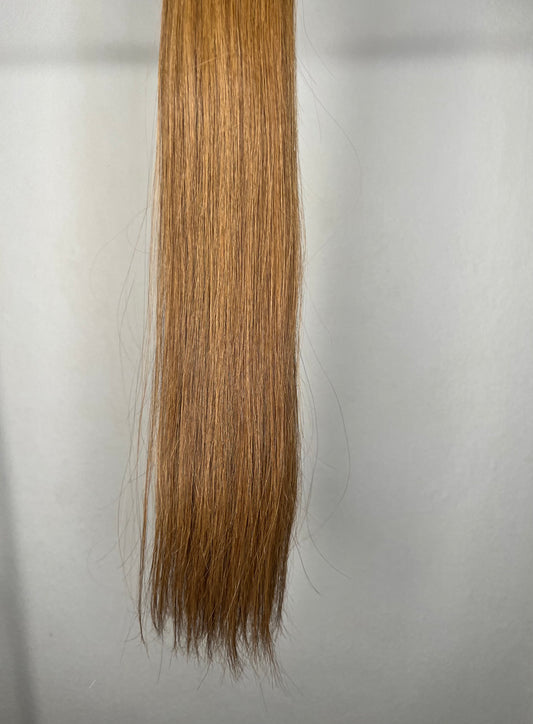 Golden Brown Human Hair Weft Extensions