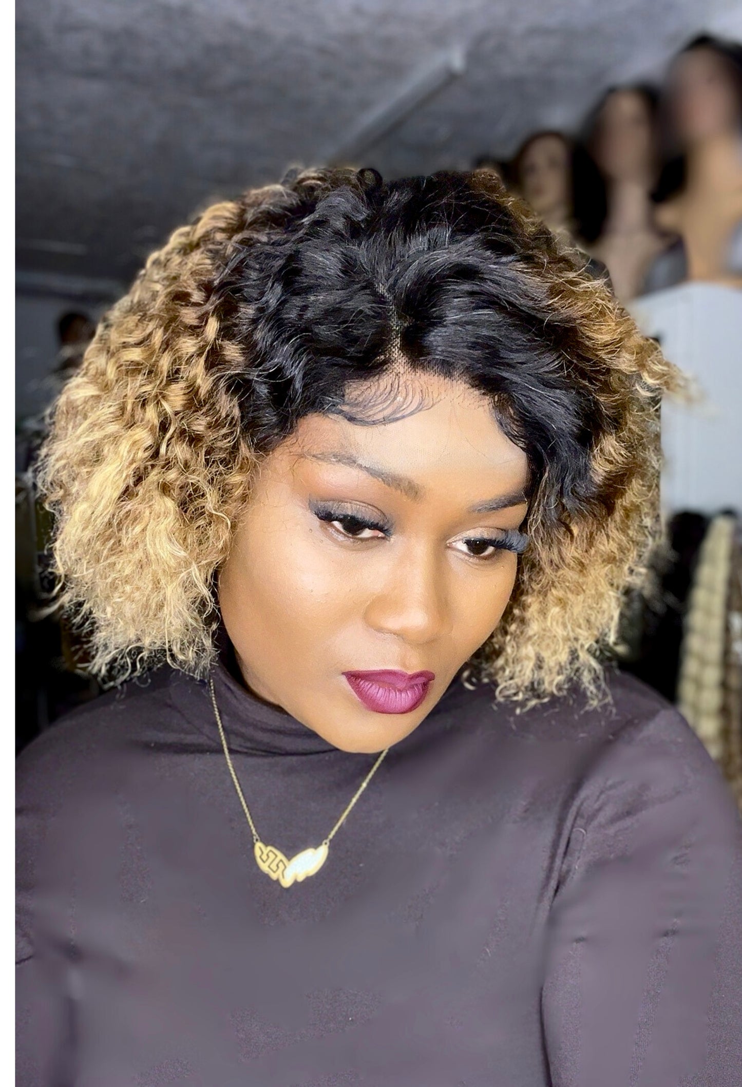 Ombre curly 10”