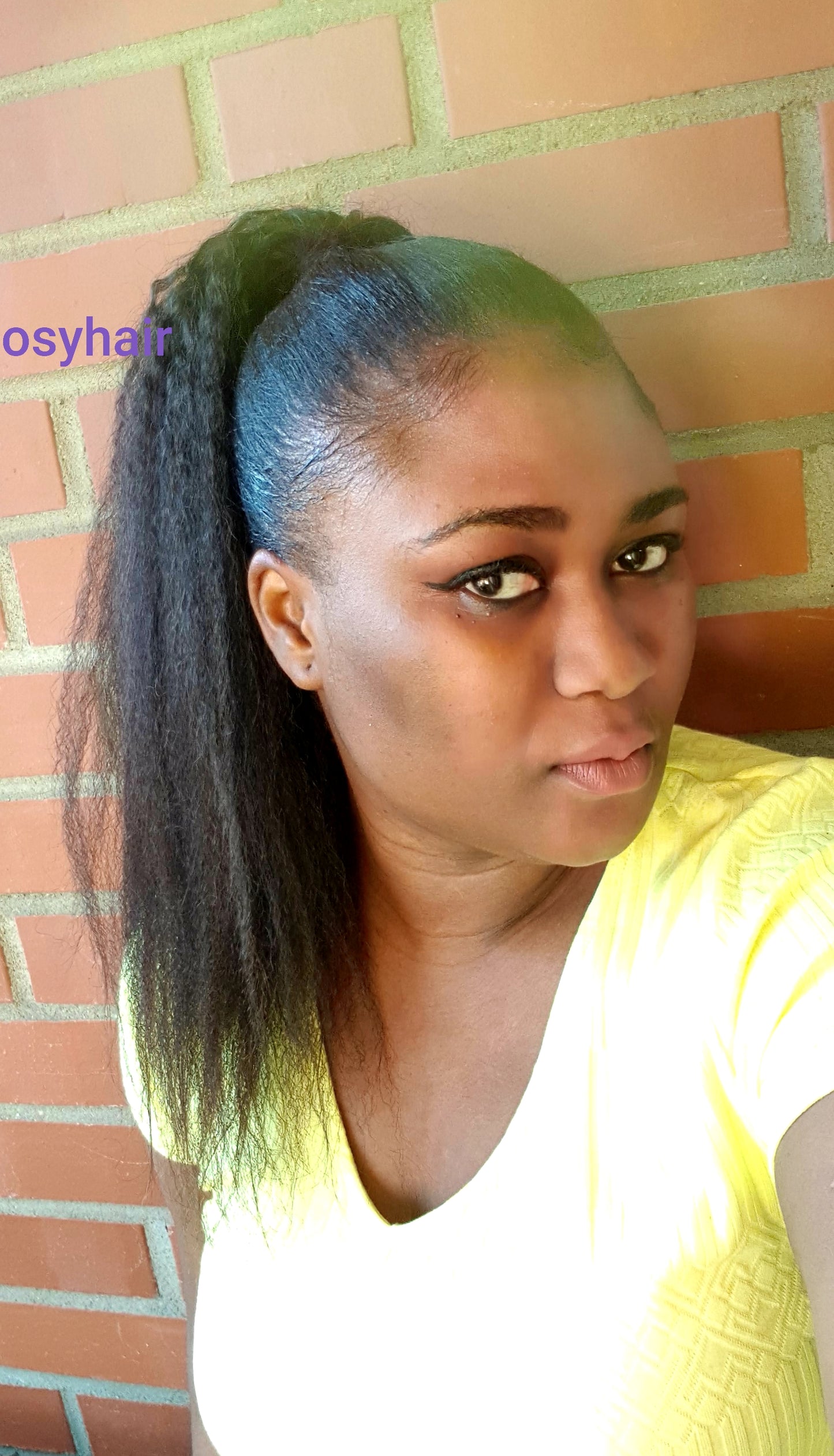 Ponytail kinky straight