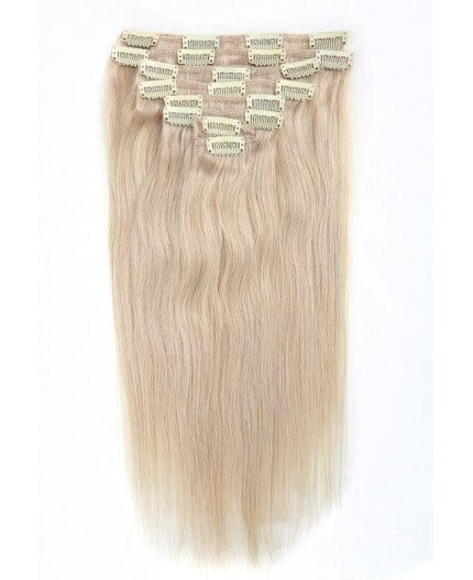 CLIP-IN ECHTHAARVERLÄNGERUNG ARSHBLOND 63CM