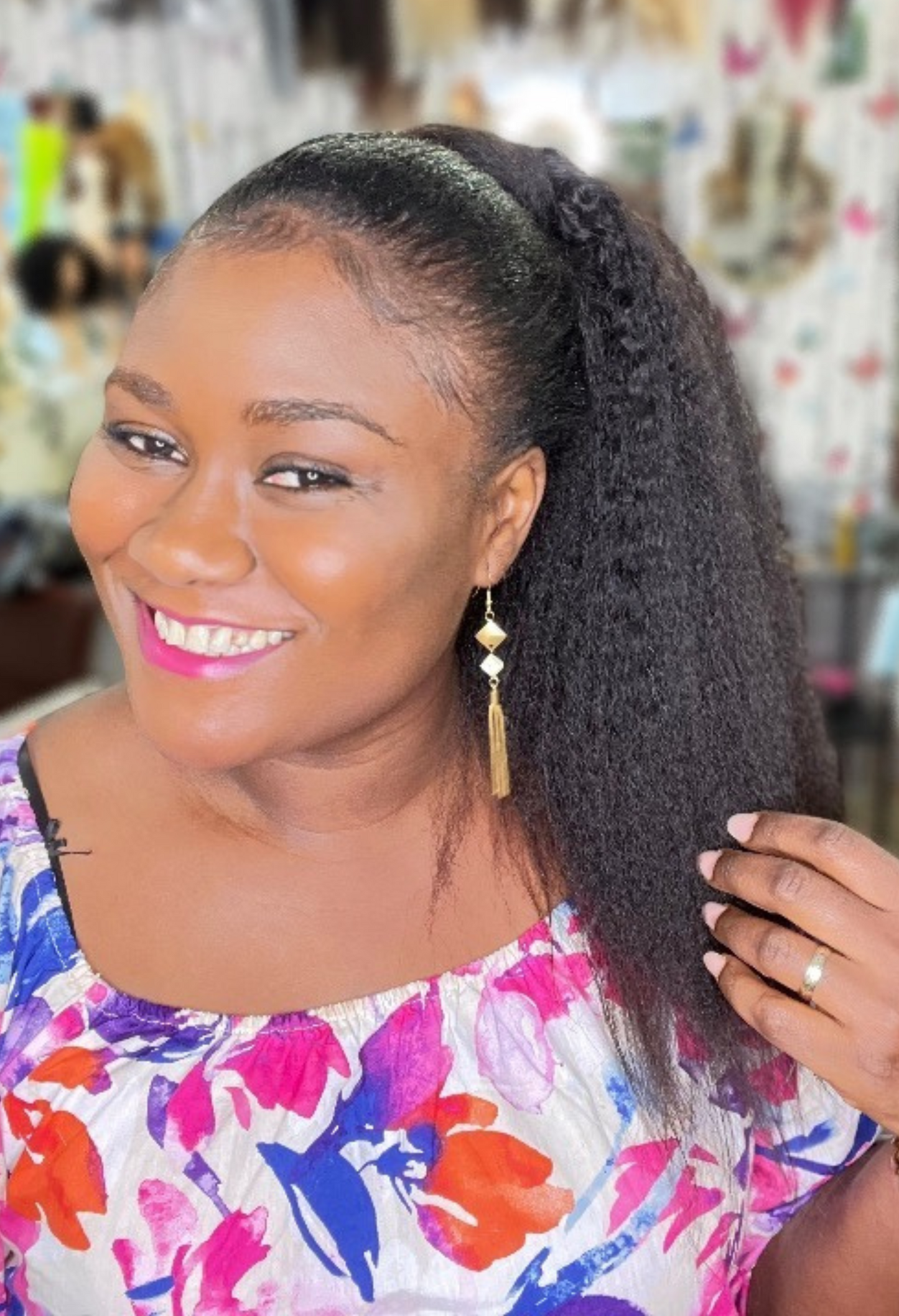 Ponytail kinky straight - Osyhair