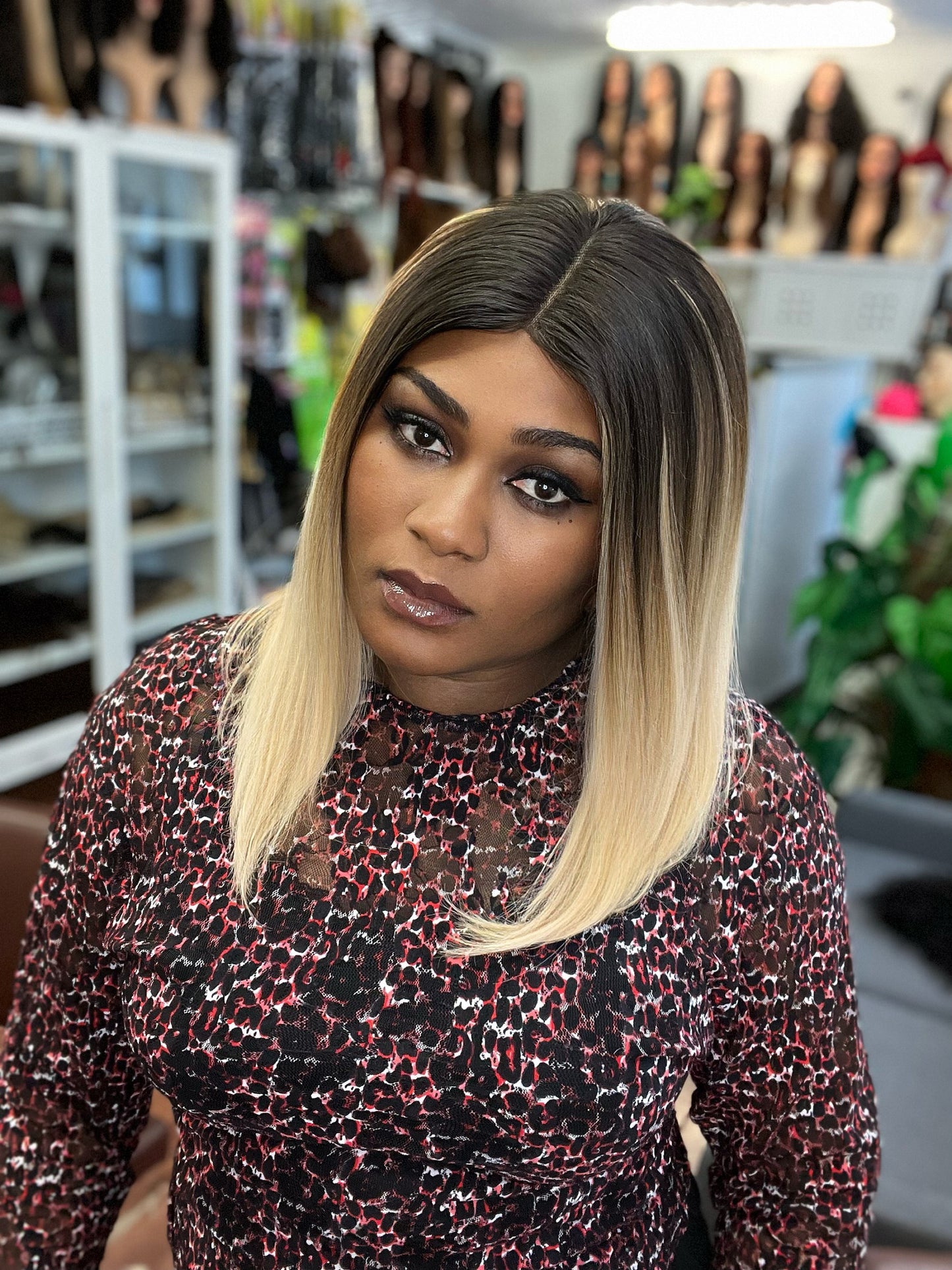 Ombre blonde wig Perücke