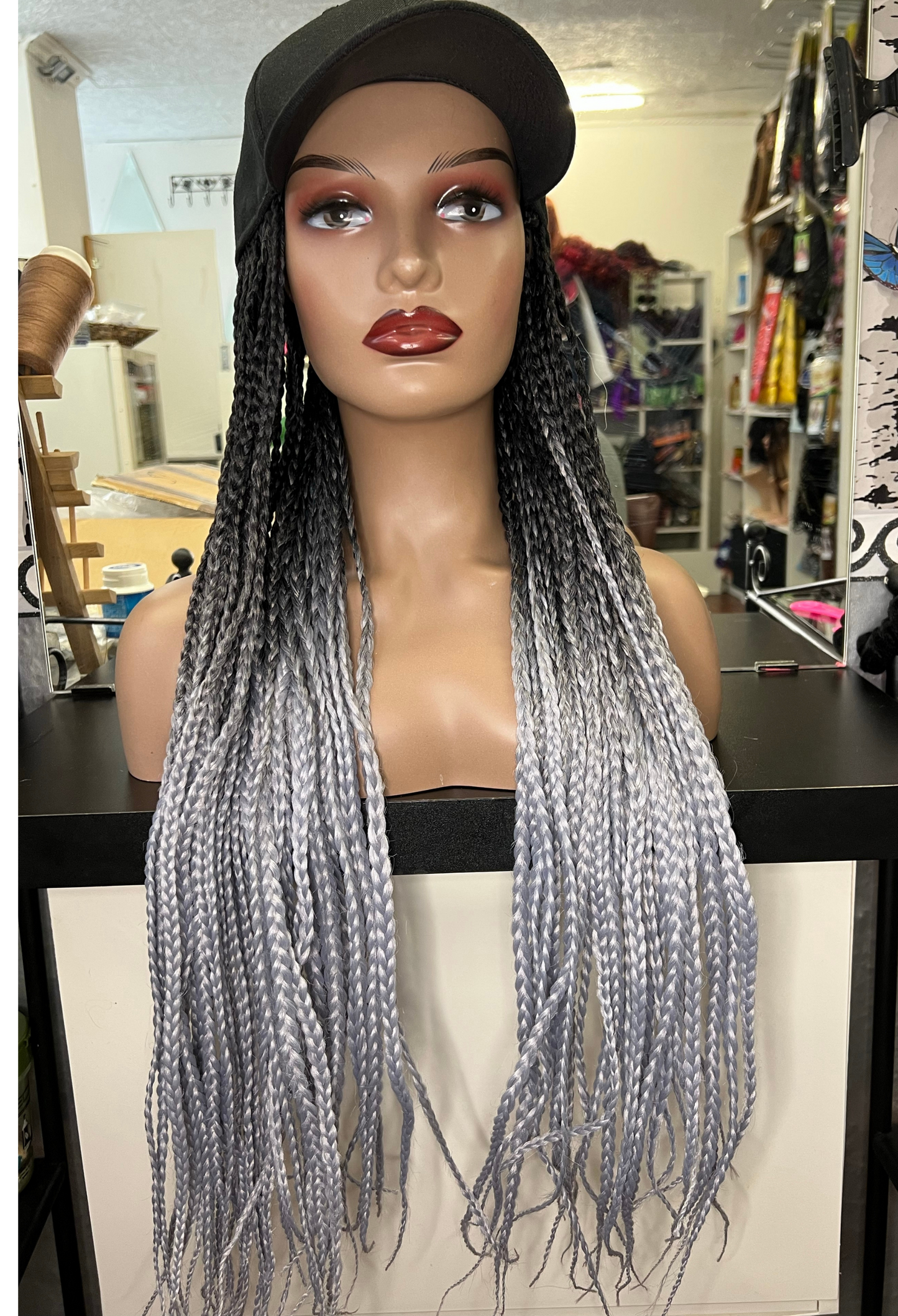 Braided cap Wig