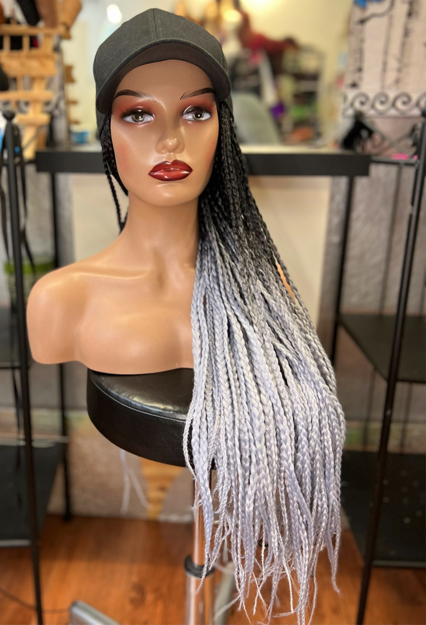Braided cap Wig