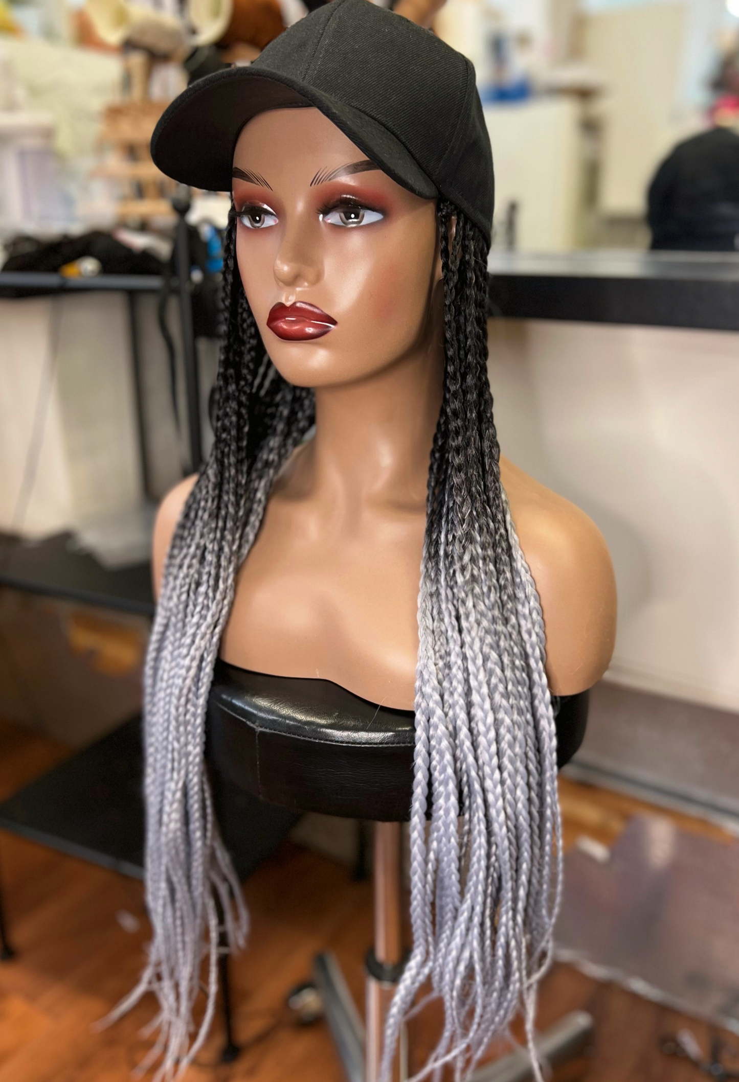 Braided cap Wig