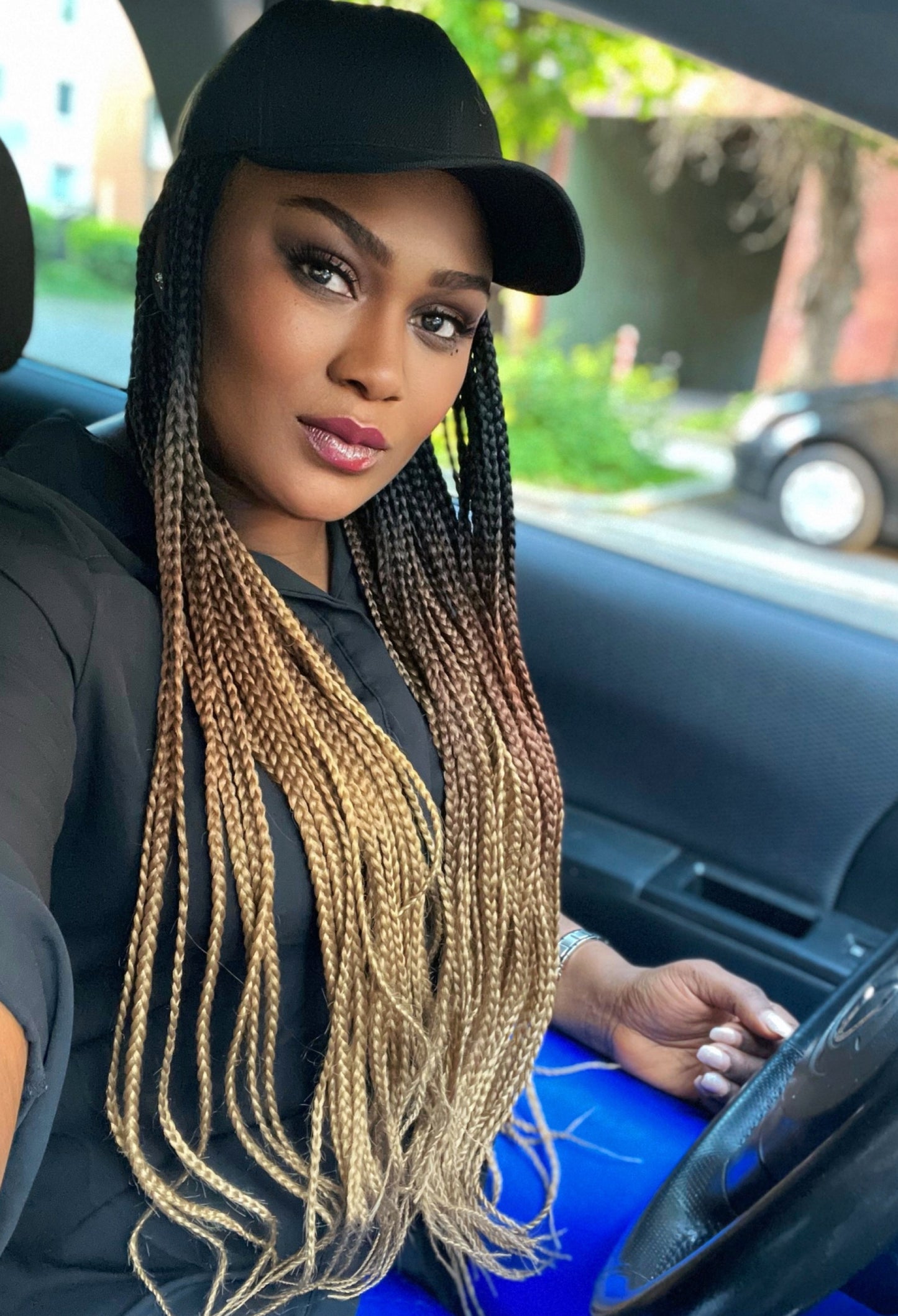 Braided cap Wig