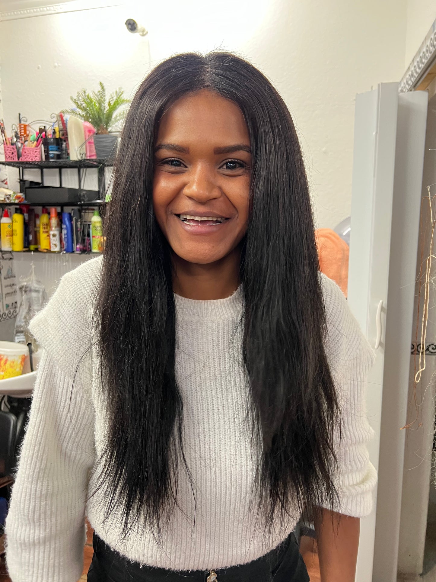 Straight luxury Human hair Wig PERÜCKE
