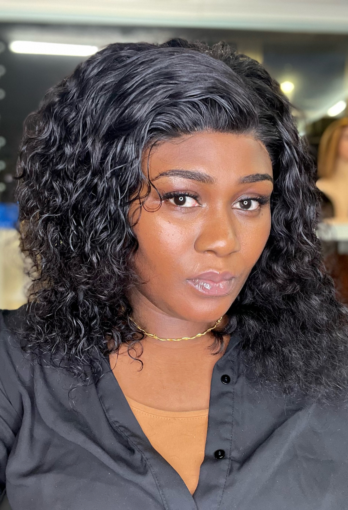 Curly Frontal wig
