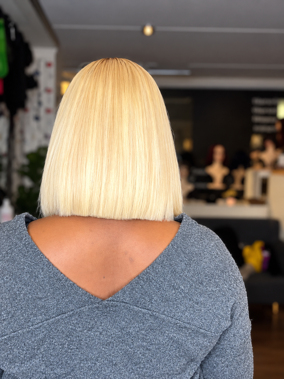 Amy Blonde Bob