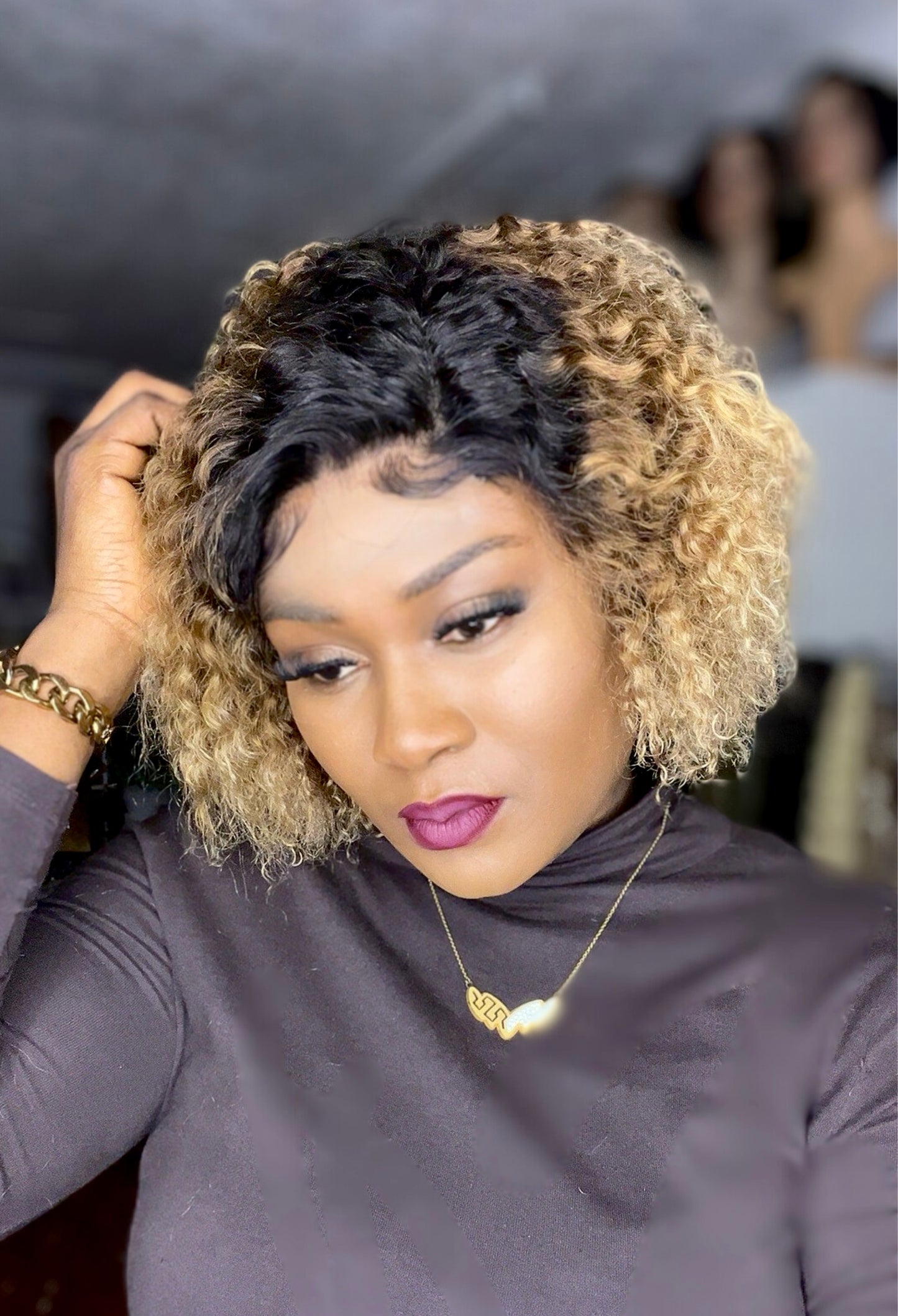 Ombre curly 10”