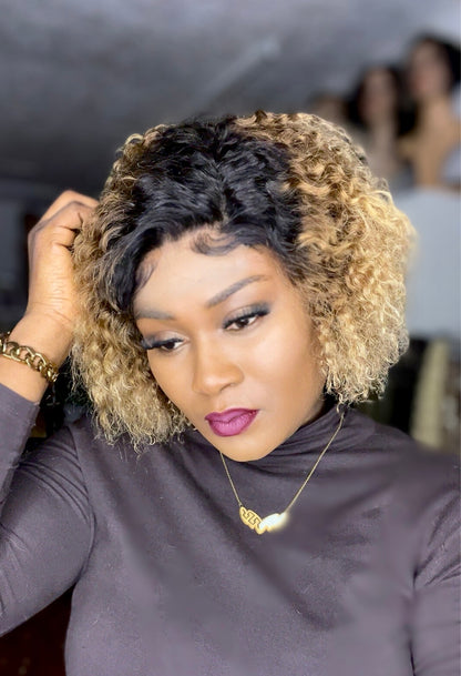 Ombre curly 10”