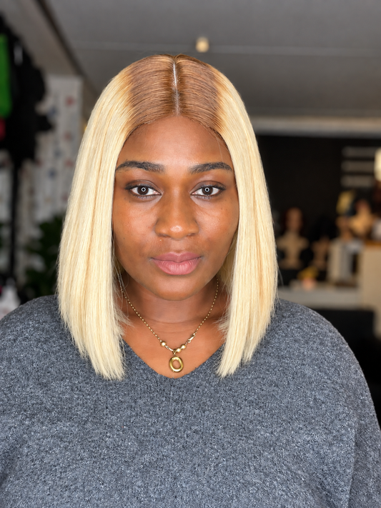 Amy Blonde Bob