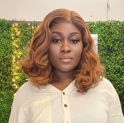 Caramel Highlight Body Bounce Wig