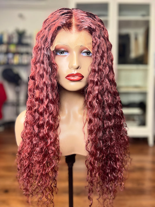 Jerry Curly dark red