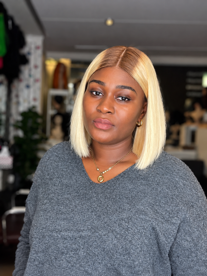 Amy Blonde Bob