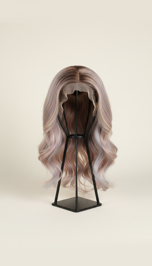 Soft wave lace-front wig