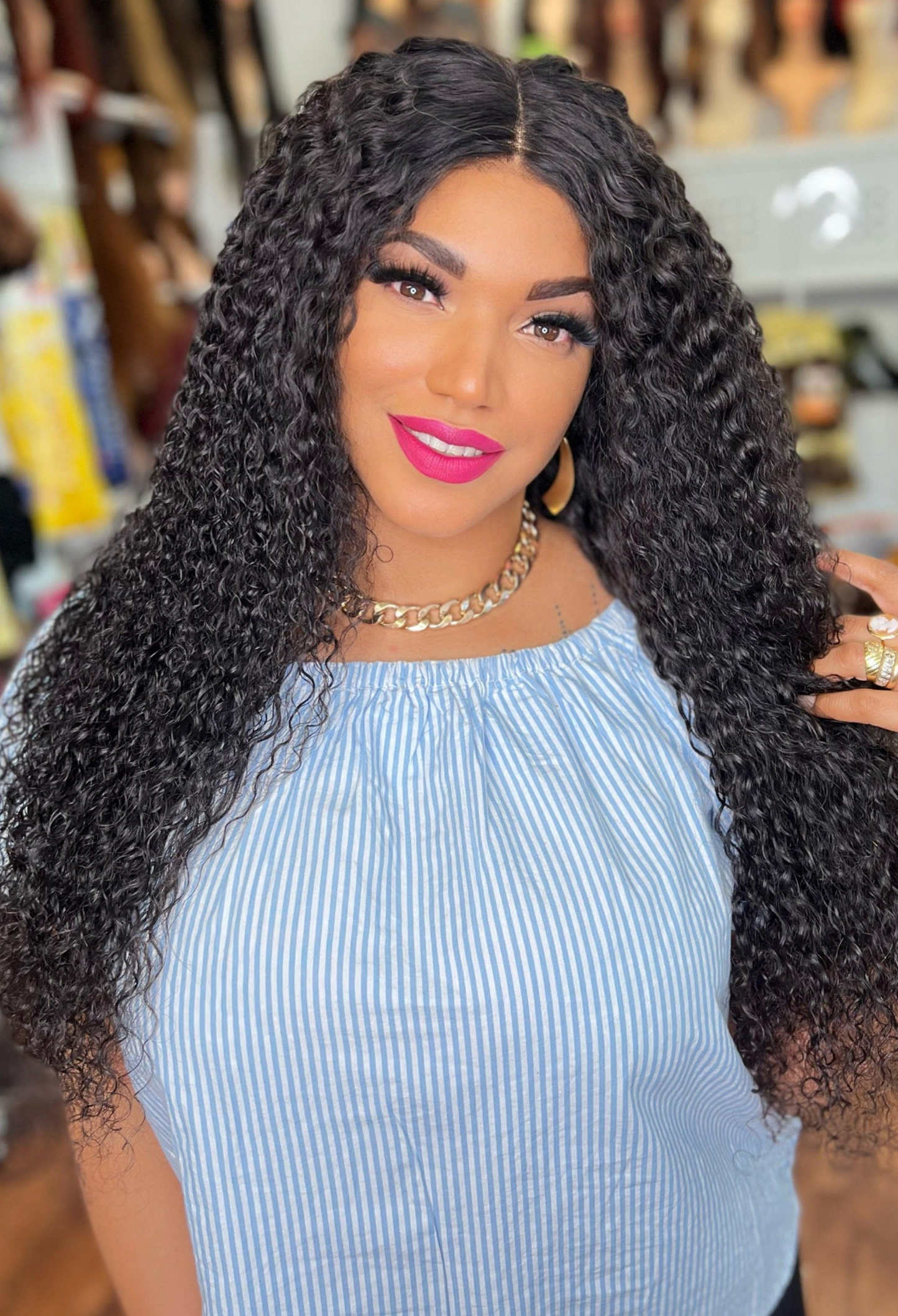 babee curl Wig