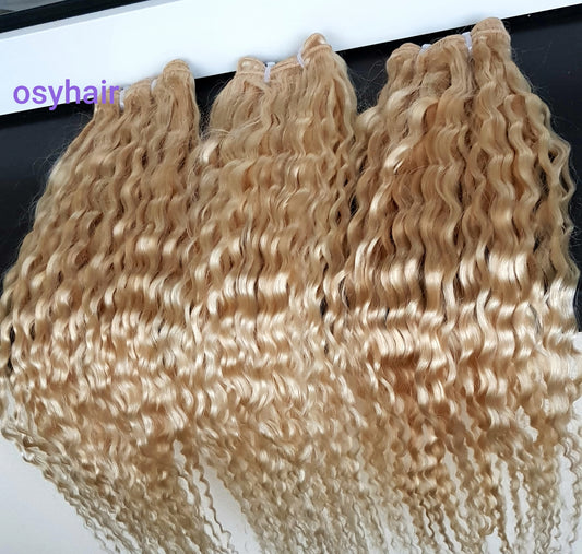 LUXURY BLONDE WEFT TRESSEN