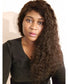 Frontal virgin curly luxury wig