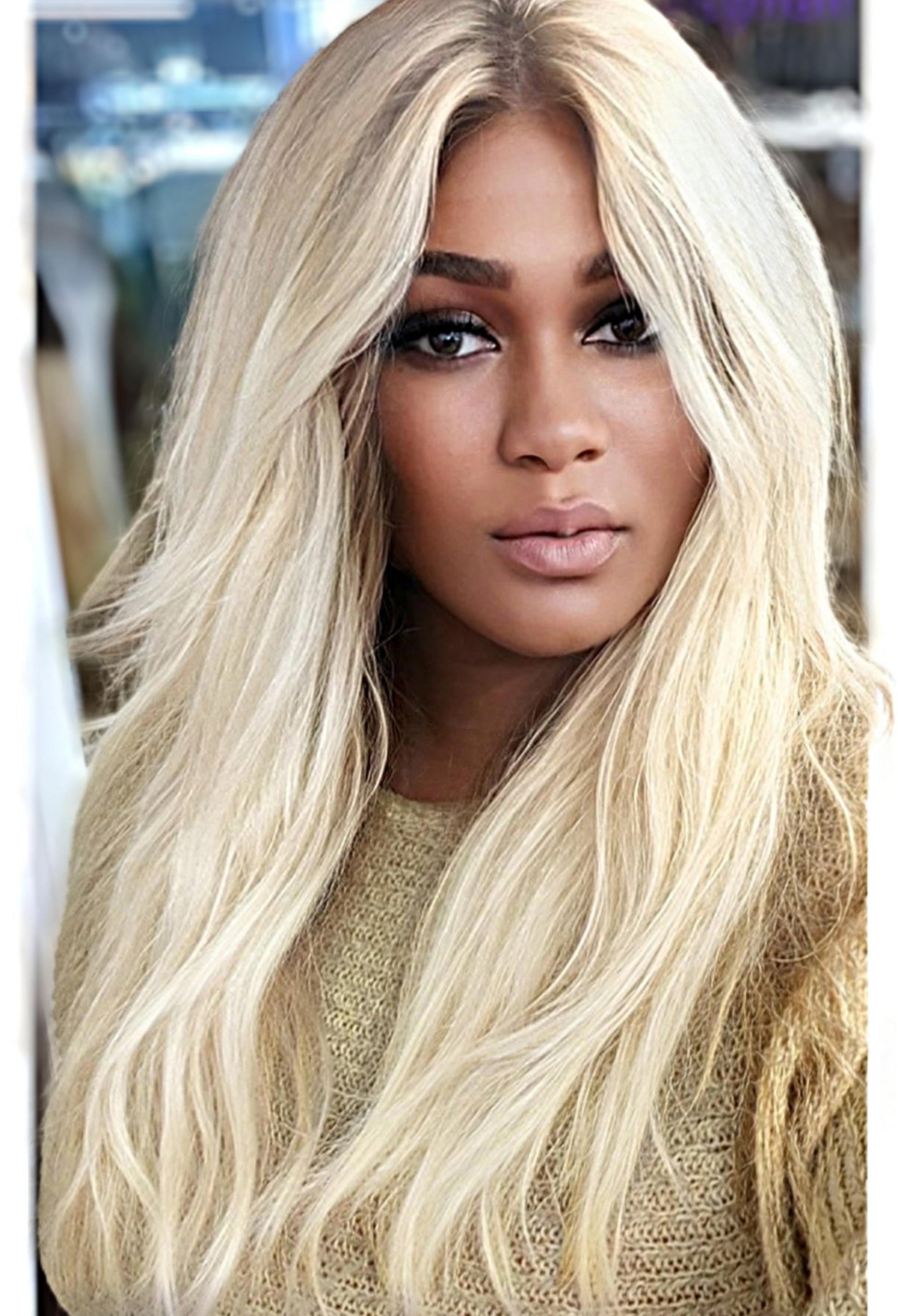Wig leila dark roots