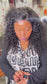 Deep curly human hair wig