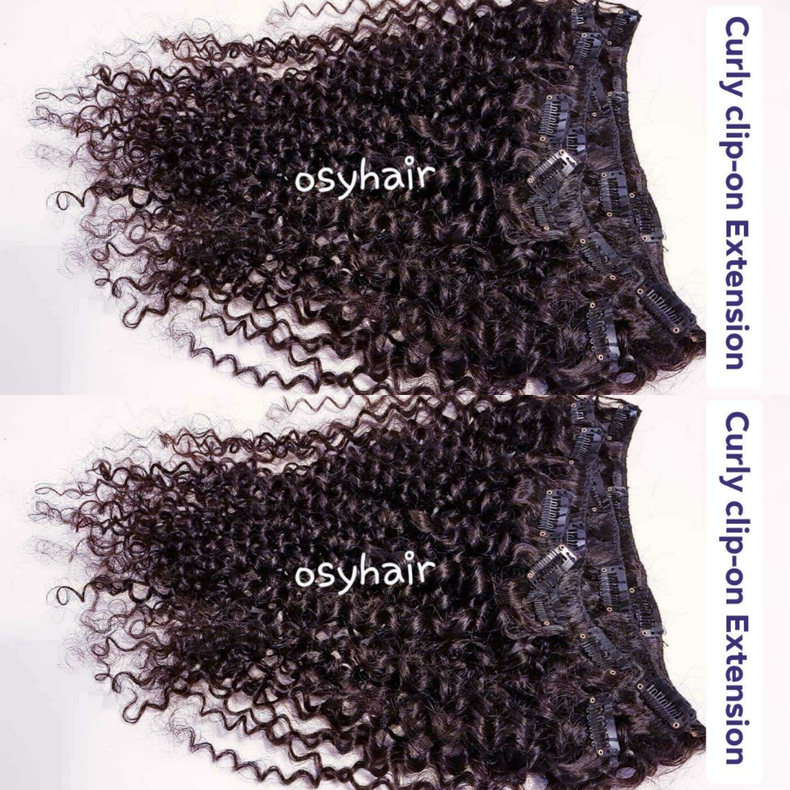 Love curl clip-on Extension