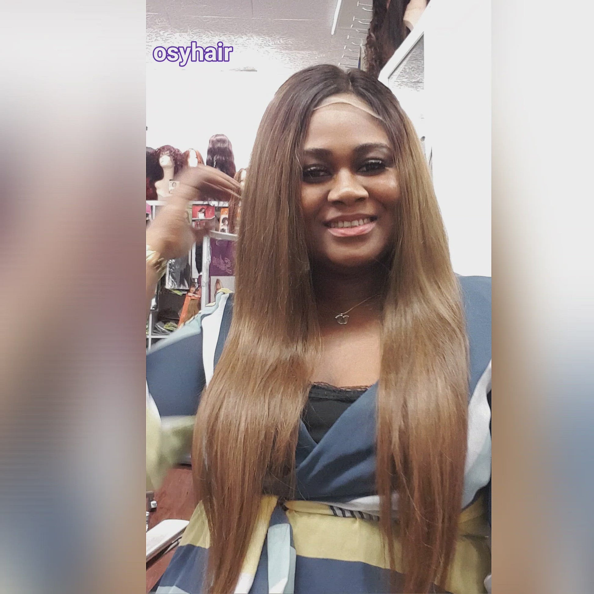 Wig Cinda ombre darkblonde