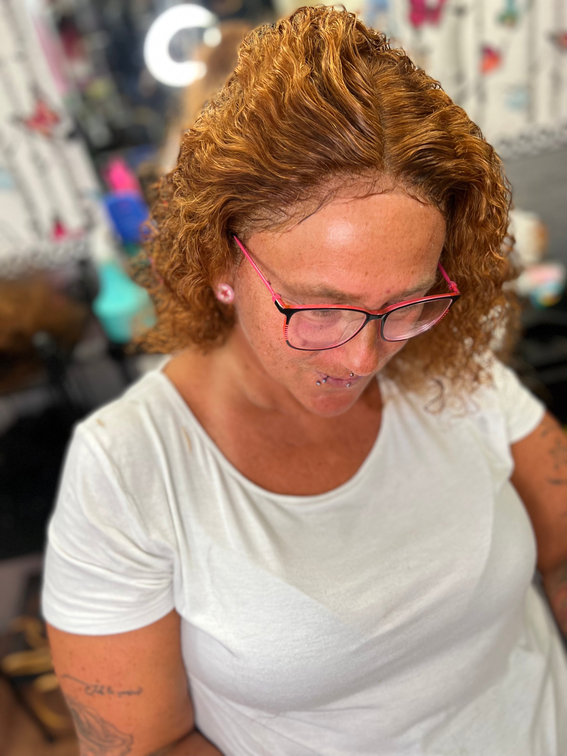 Candace curly frontal wig Perücke