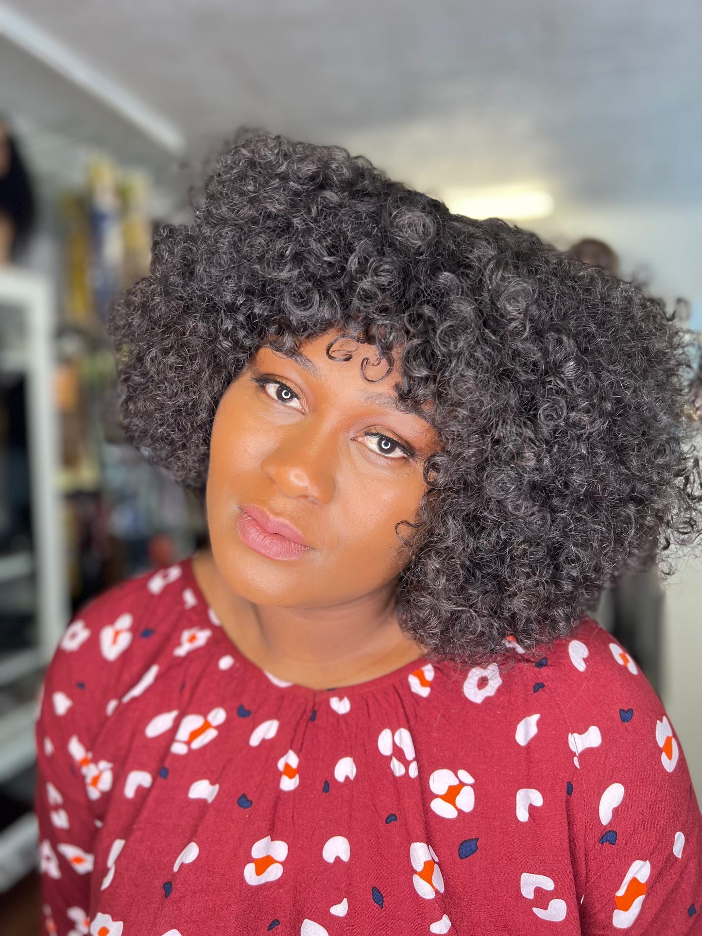 Short curly