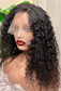 Deep curly human hair wig