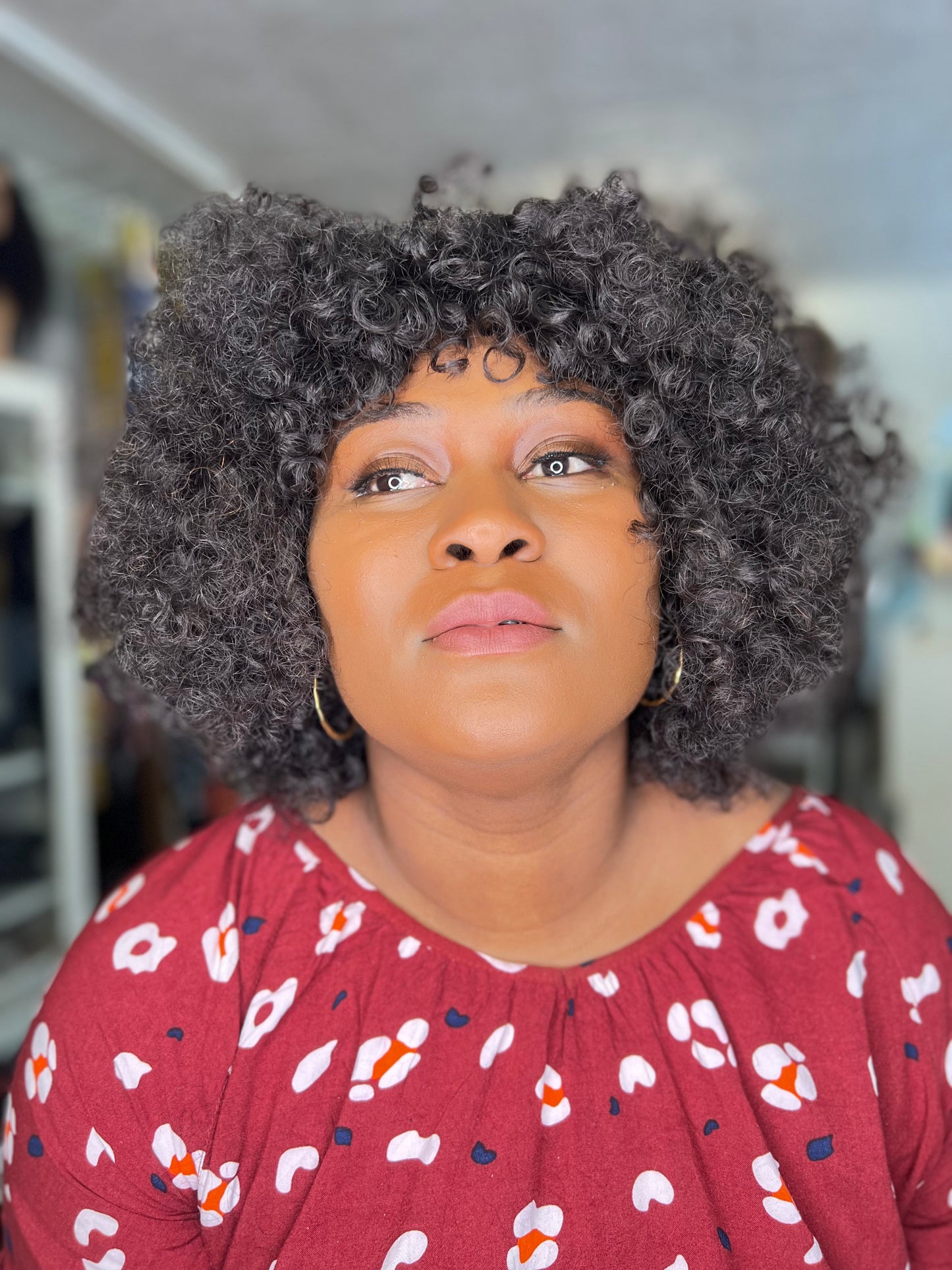 Short curly