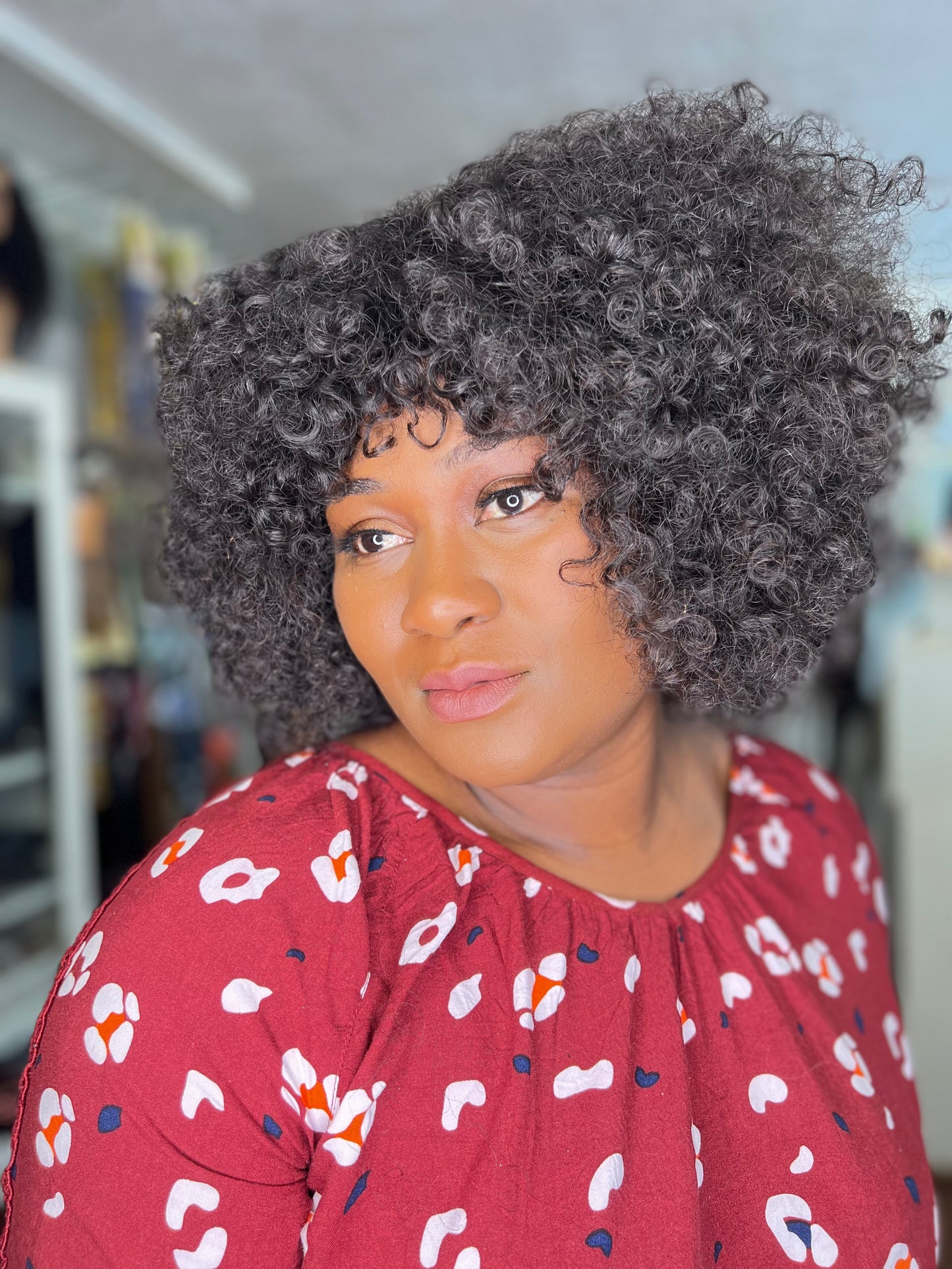 Short curly