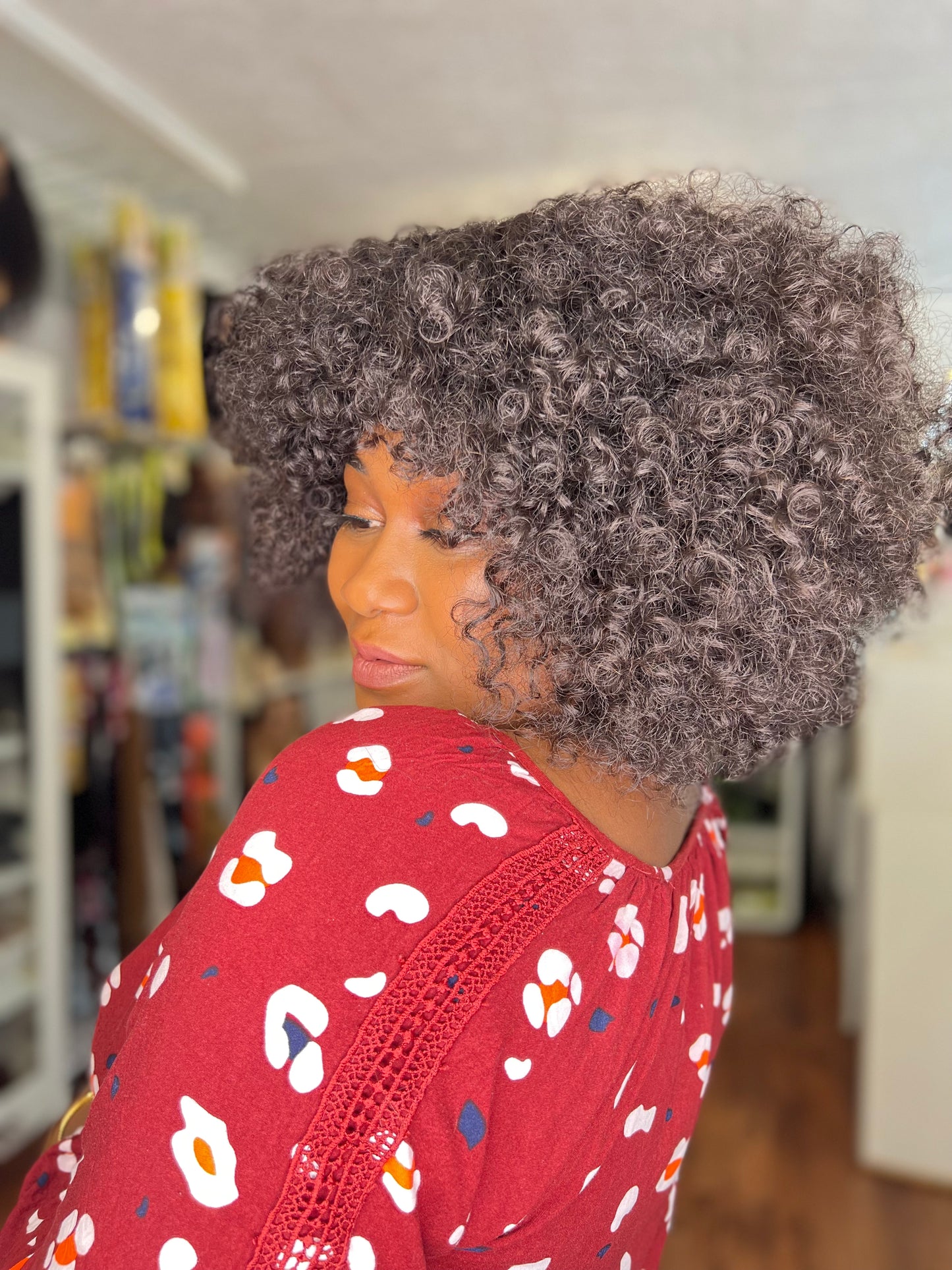 Short curly
